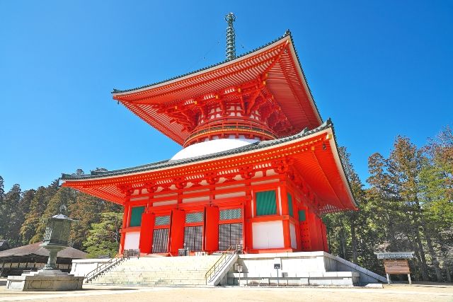 和歌山　高野山　観光スポット　壇上伽藍