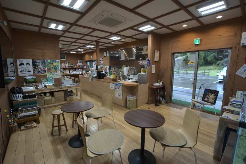 Inside the shop where you can feel the warmth of wood making