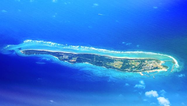 沖縄 久高島 空撮