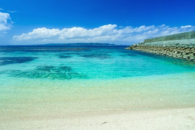 沖縄 久高島 観光スポット メーギ浜