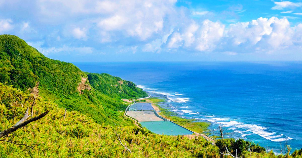 如何前往久米島 也介紹了推薦活動 從古定坂田眺望的壯麗景色