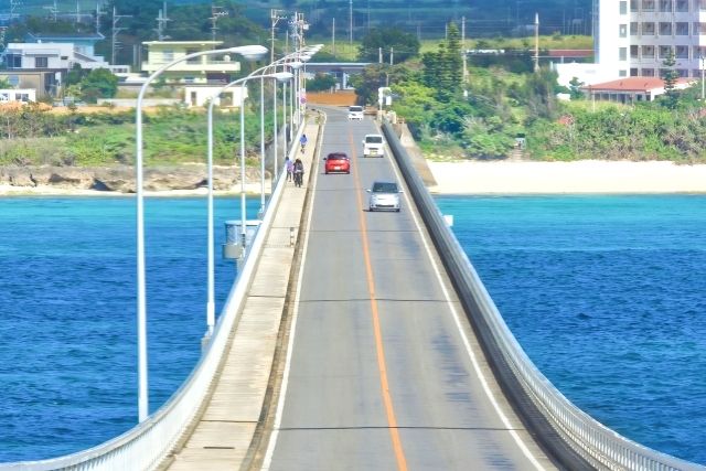 沖縄　宮古島　来間大橋