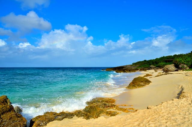 Kurima Island's popular beach