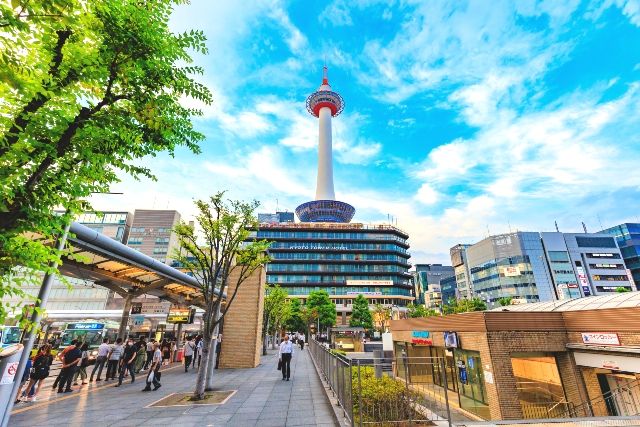 Around Kyoto Station Kyoto Tower