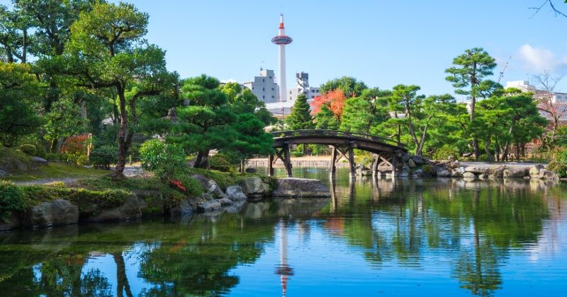 Images of recommended hidden tourist spots around Gojo Station in Kyoto