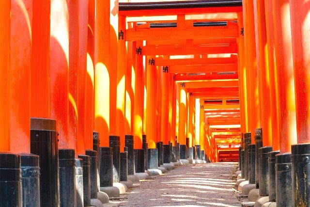 京都　伏見稲荷　千本鳥居