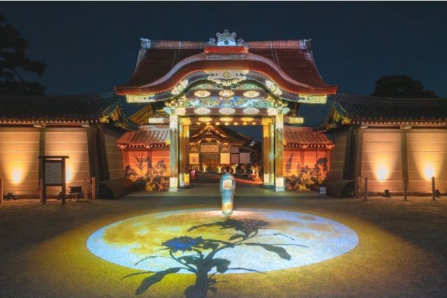 Nijo Castle Illumination "NAKED meets Nijo Castle 2024 Autumn Harvest Festival" Image