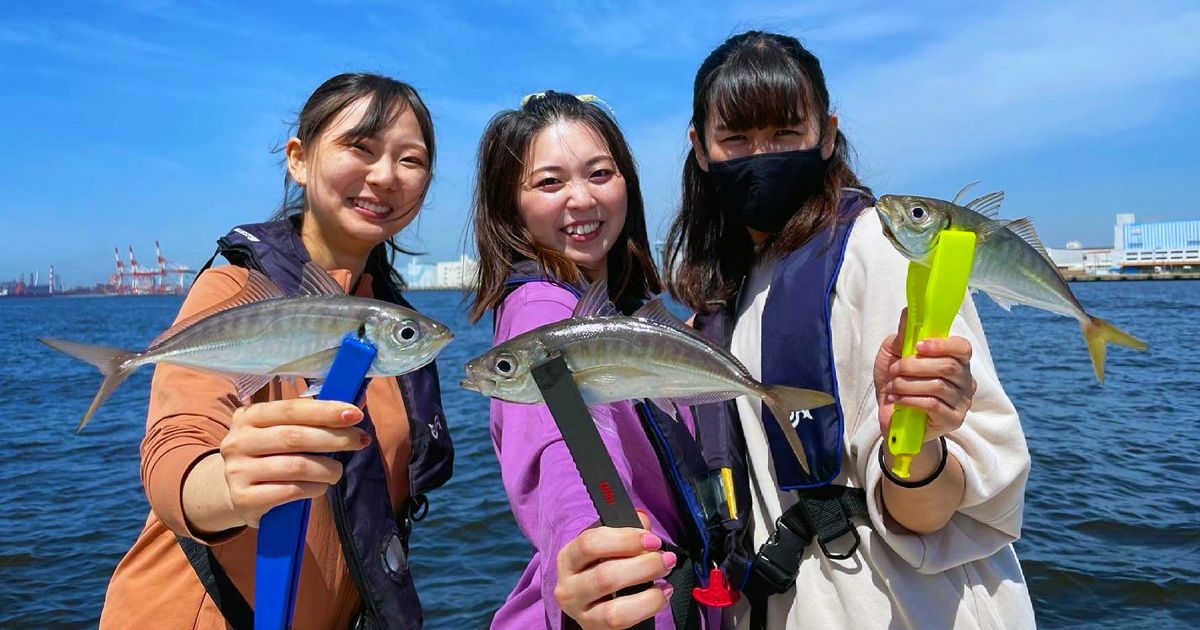 도쿄湾 전갱이 낚시｜초보자におすすめの格安ツアーの画像