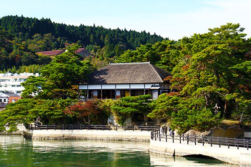 松島観光モデルコース　徒歩で巡る半日ルート　観瀾亭　歴史的建造物　伊達政宗　国の重要文化財