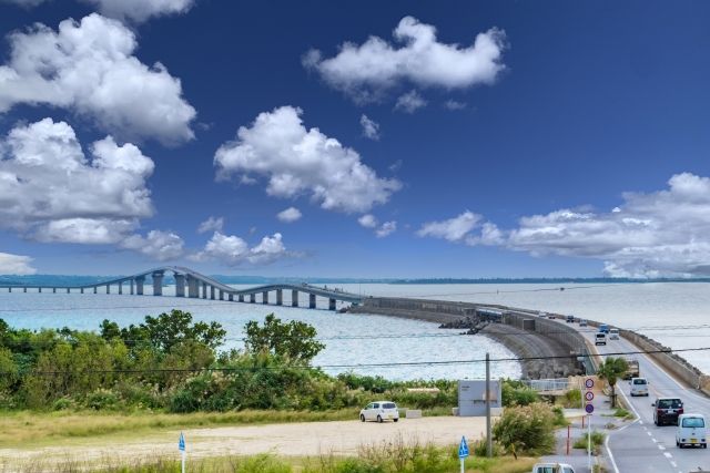 沖縄県・宮古島の伊良部大橋