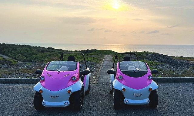 冲绳县宫古岛的“SEACOM”电动车,小型BEV“COMS”