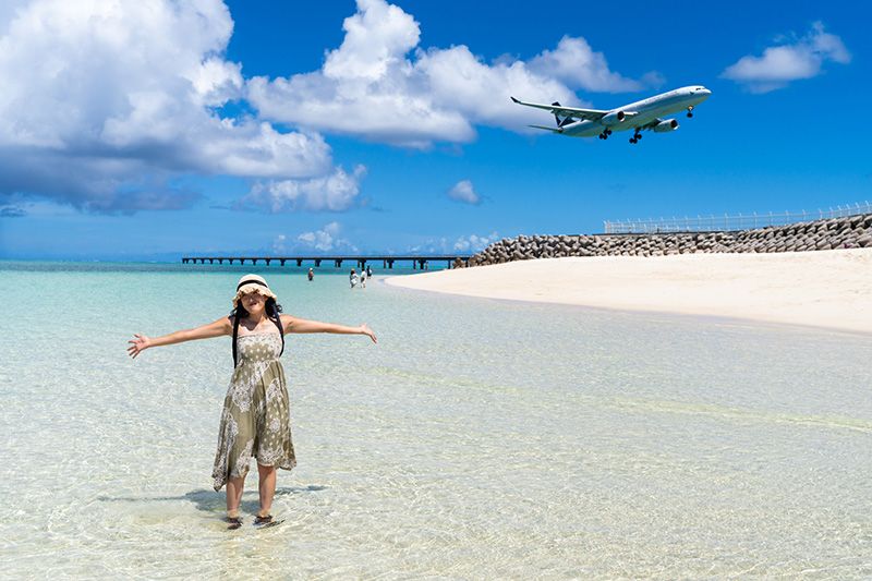 宮古島17ENDとは？飛行機が見られる干潮時間と行き方を解説！