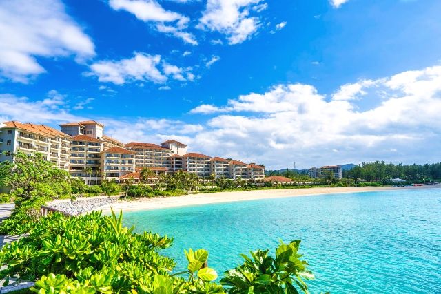 沖縄・名護市　おすすめビーチ　ブセナビーチ　「ザ・ブセナテラス」