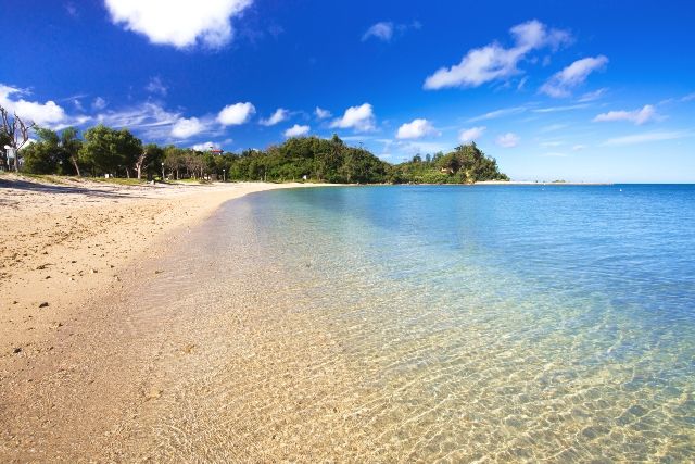 沖縄・名護市　おすすめビーチ　屋我地ビーチ