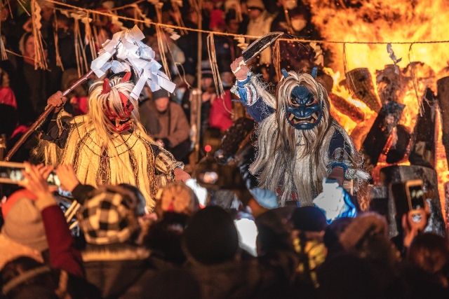 아키타, 나마하게 시바등 축제