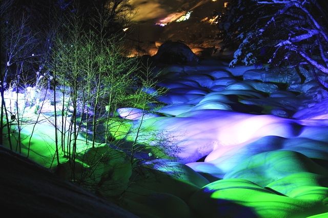 Hirayu Otaki Ice Festival in Gifu