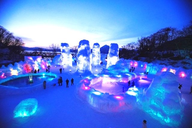 Winter event, Lake Shikotsu Ice Festival