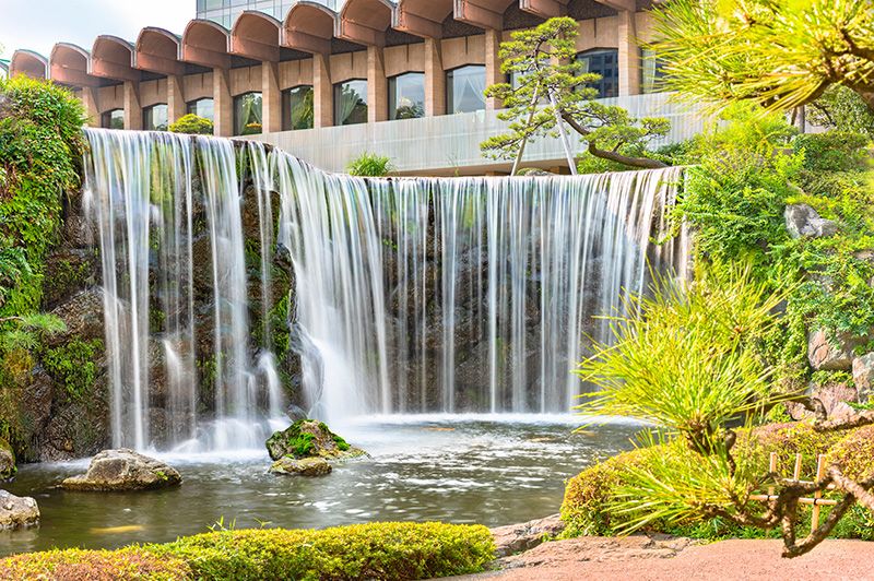 New Year Events Tokyo 2024 Hotel New Otani Tokyo Japanese Garden Waterfall