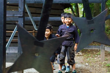 栃木　日光　観光　モデルコース　1泊2日　車で巡る家族＆子供向けスポット　日光江戸村　江戸ワンダーランド　江戸職業体験　忍者体験