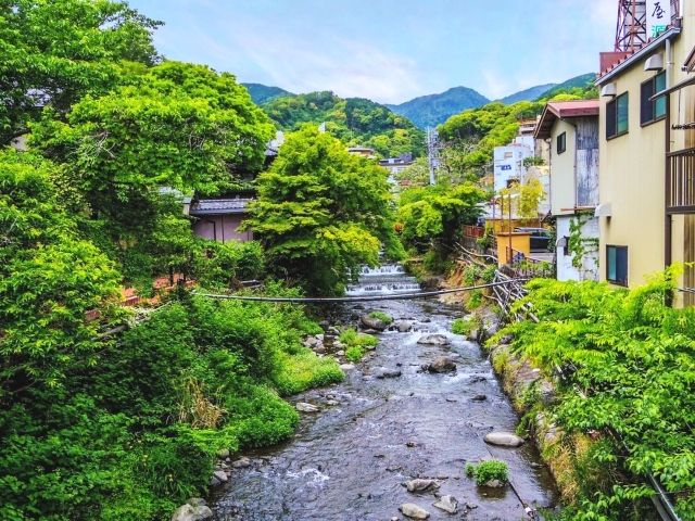 神奈川、湯河原温泉