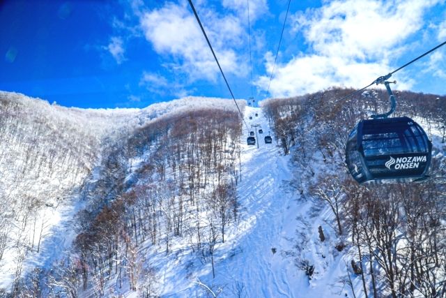 野澤溫泉滑雪場與纜車