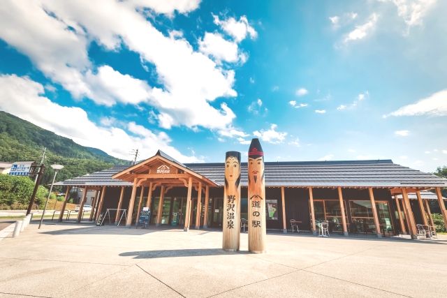 道の駅、野沢温泉駅