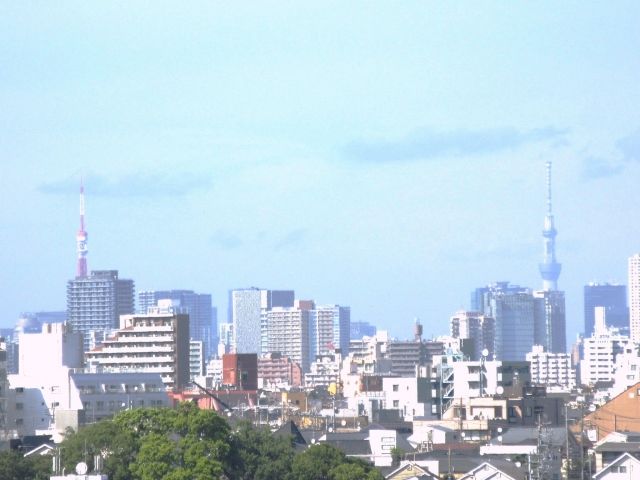 東京都・スカイツリーと東京タワー