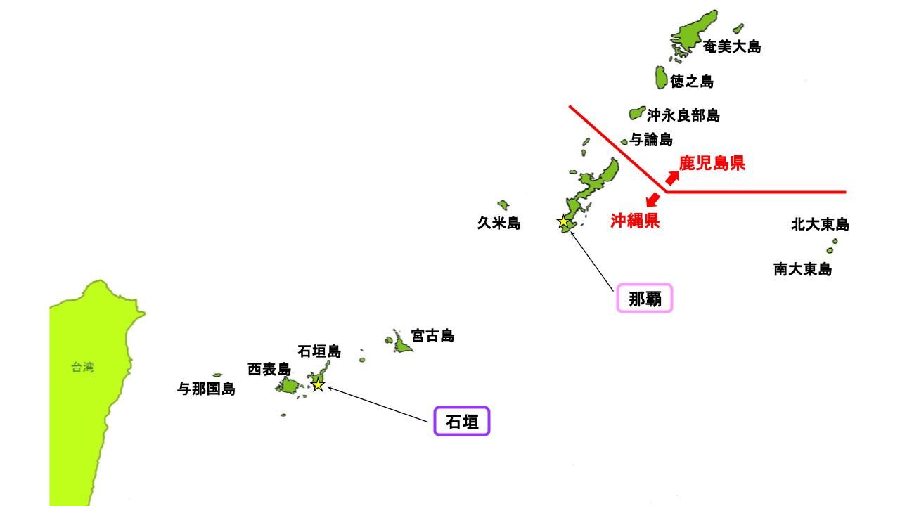 沖繩島地圖