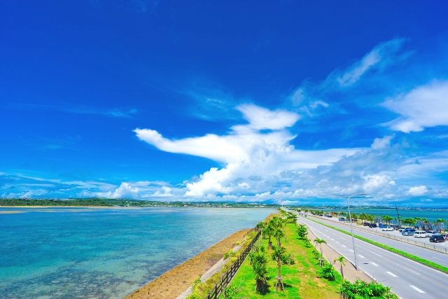 Okinawa East Coast Mid-Sea Road