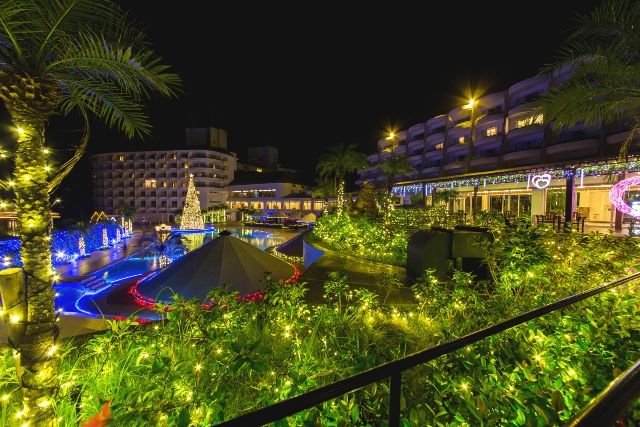 沖縄　イルミネーション　沖縄かりゆしビーチリゾート｜かりゆしドリームファンタジー