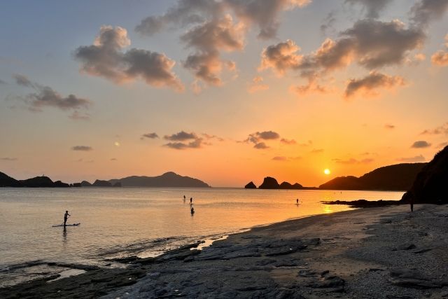 Sunset in Zamami, Okinawa