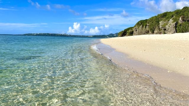 Sesoko Beach in Sesoko Island, Okinawa