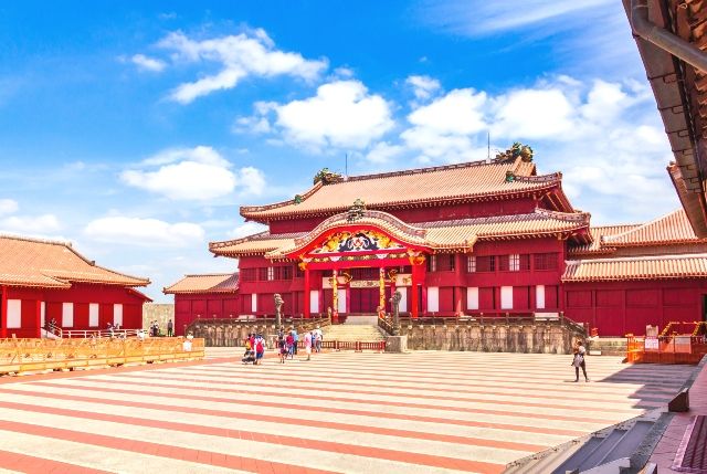 冲绳旅游胜地 首里城公园