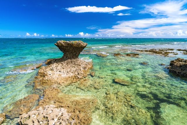 沖縄・南部　おすすめ観光スポット　奥武島　竜宮神