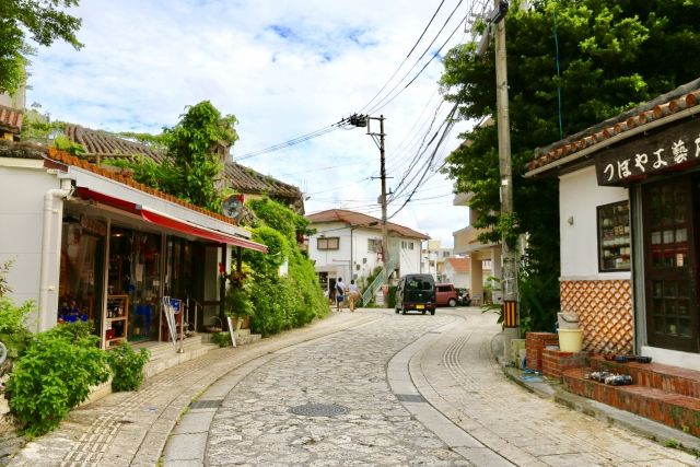 Yachimun Street in Tsuboya, Okinawa Prefecture