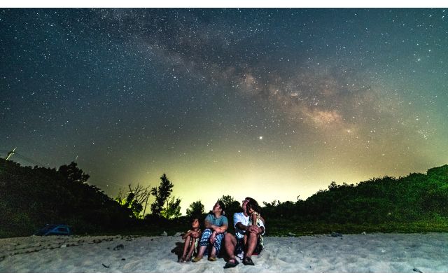 Starry sky photo tour in Onna Village, Okinawa, organized by "HABU ASOBI"