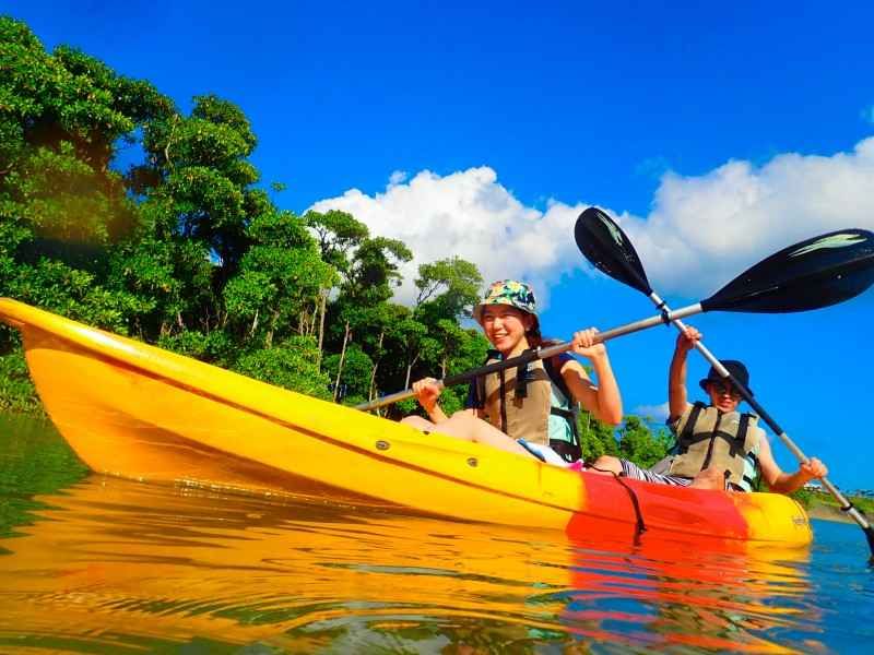 โอกินาว่าพายเรือคายัคและพายเรือแคนูในเดือนเมษายน