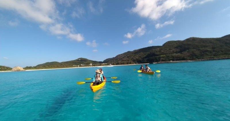 Online tour experience: Okinawa, Kerama Islands, Tokashiki Island Experience kayaking online? !!