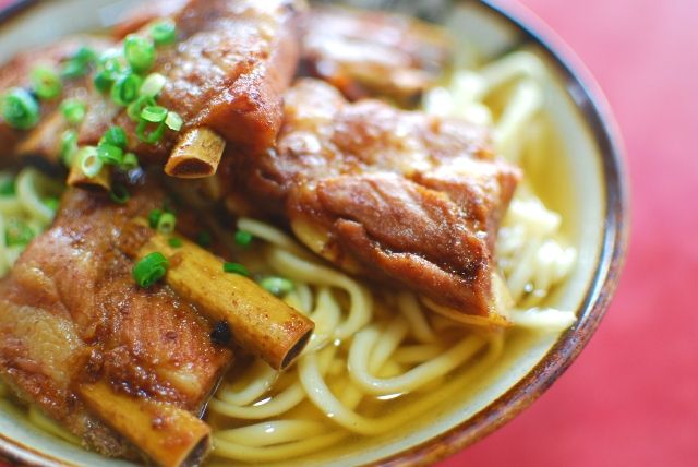 Okinawa Onna Village Recommended Soki Soba Okinawa Soba