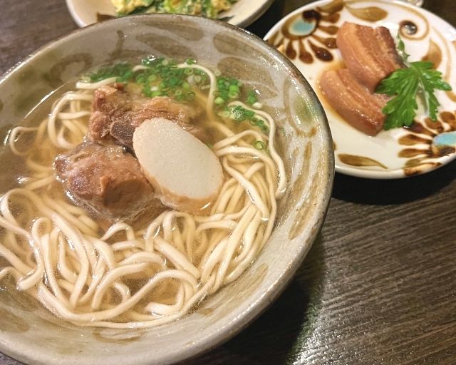 Okinawa Onna Village Recommended Soki Soba Okinawa Soba