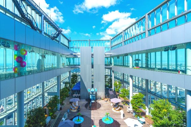 大阪阿倍野Harukas展望台空中花园