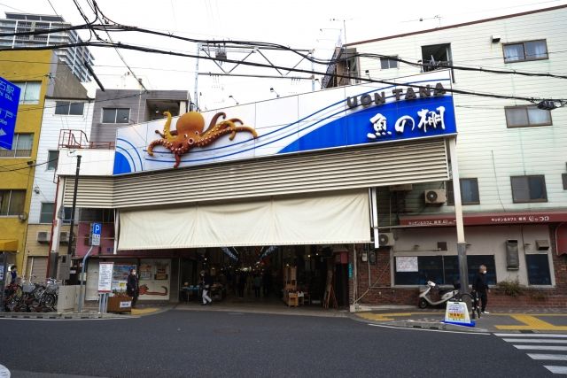 兵庫縣縣明石市的“魚谷商店街”