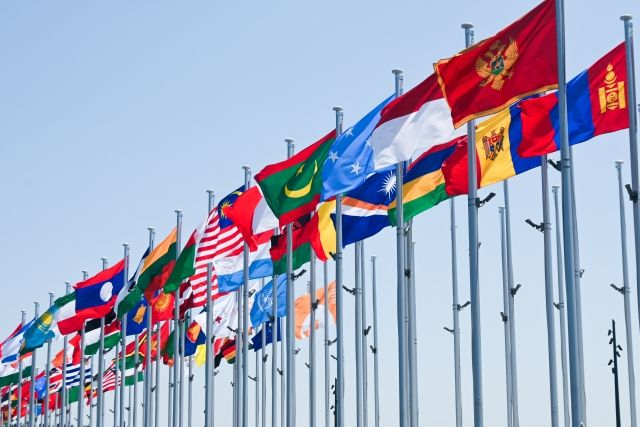 世界各国의国旗
