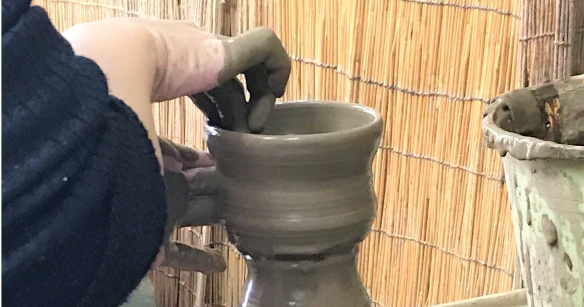 Introducing the charm and plan of the potter's wheel experience! Image of a pottery experience that children and couples can enjoy