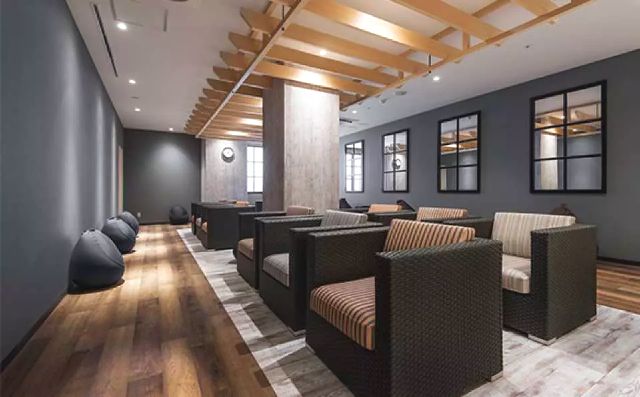 비오는 날 외출 도쿄 천연 온천 평화도