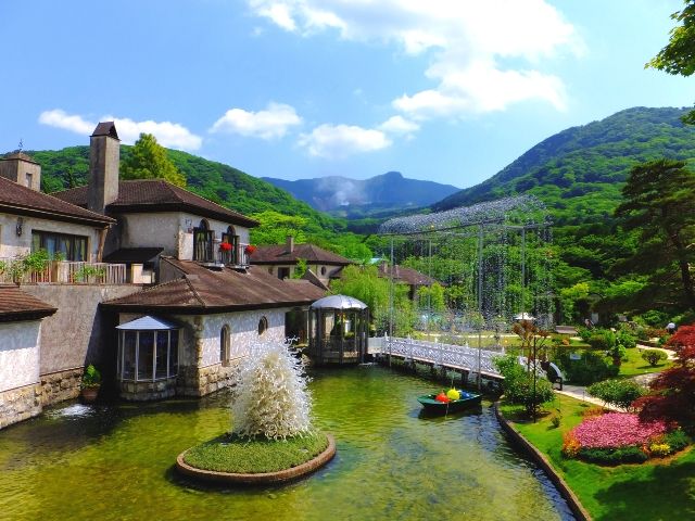 비오는 날 외출 가나가와 하코네 유리의 숲 미술관