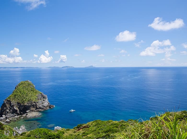 渡名喜島の風景