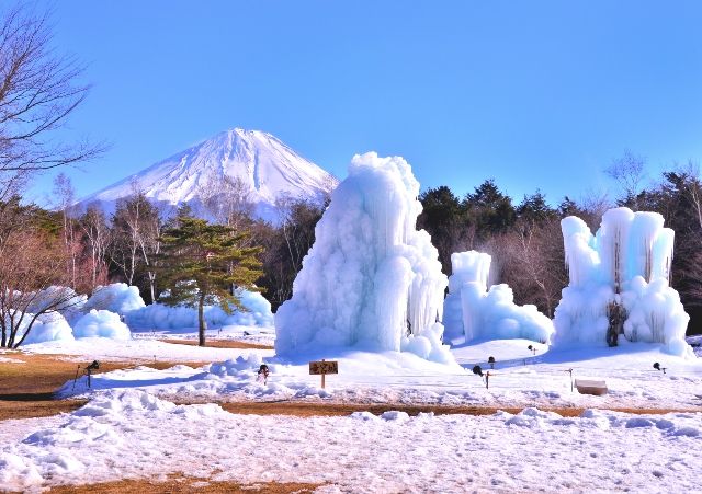 山梨縣縣西光野鳥森林公園西光冰雪節