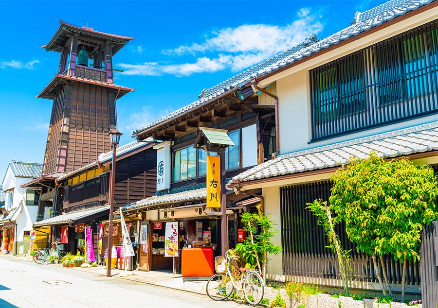 埼玉　観光　子連れ＆家族旅行におすすめ！日帰りスポット　川越　江戸情緒あふれる古い街並み　小江戸　観光地　時の鐘