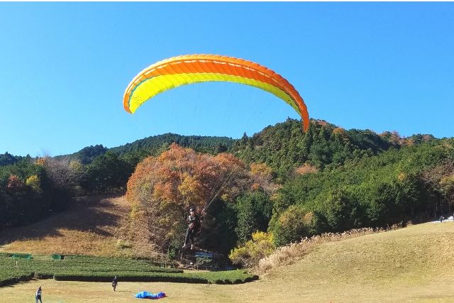 Saitama "Doudaira Sky Park Paragliding School" People who enjoy paragliding experience